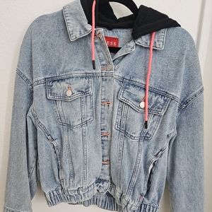Guess jacket Detachable hoodle